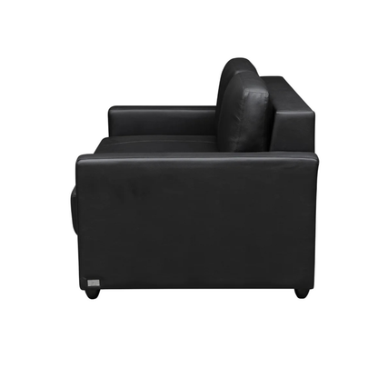 Klaussner Nova Queen Leather Sleeper Sofa with Foam Mattress