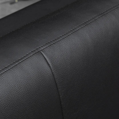 Klaussner Nova Queen Leather Sleeper Sofa with Foam Mattress