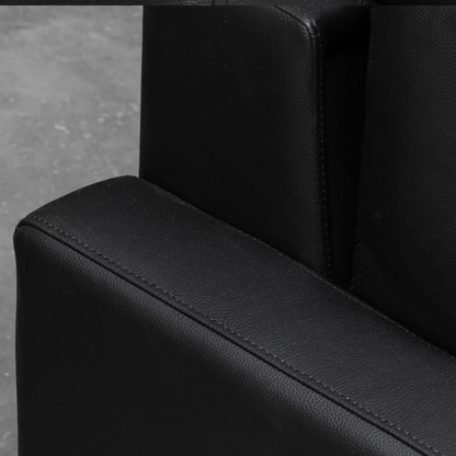 Klaussner Nova Queen Leather Sleeper Sofa with Foam Mattress
