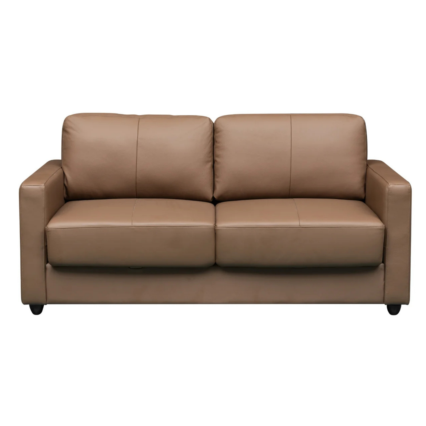 Klaussner Nova Queen Leather Sleeper Sofa with Foam Mattress