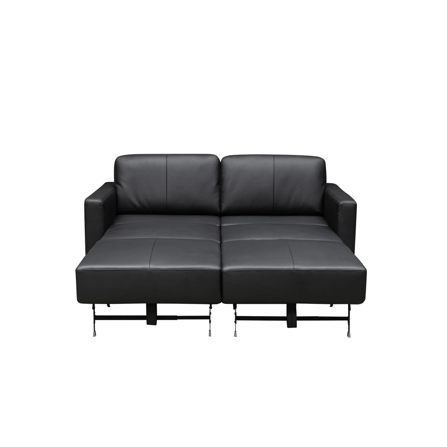 Klaussner Nova Queen Leather Sleeper Sofa with Foam Mattress