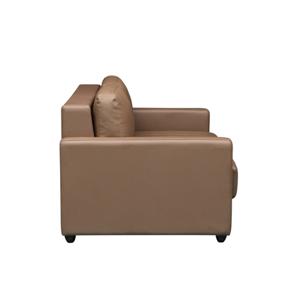 Klaussner Nova Queen Leather Sleeper Sofa with Foam Mattress