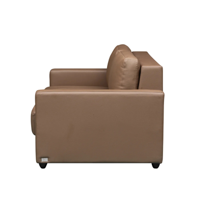 Klaussner Nova Queen Leather Sleeper Sofa with Foam Mattress