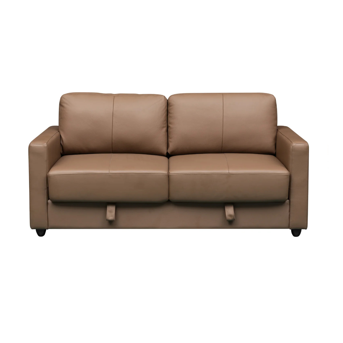 Klaussner Nova Queen Leather Sleeper Sofa with Foam Mattress