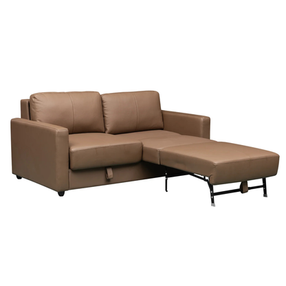 Klaussner Nova Queen Leather Sleeper Sofa with Foam Mattress