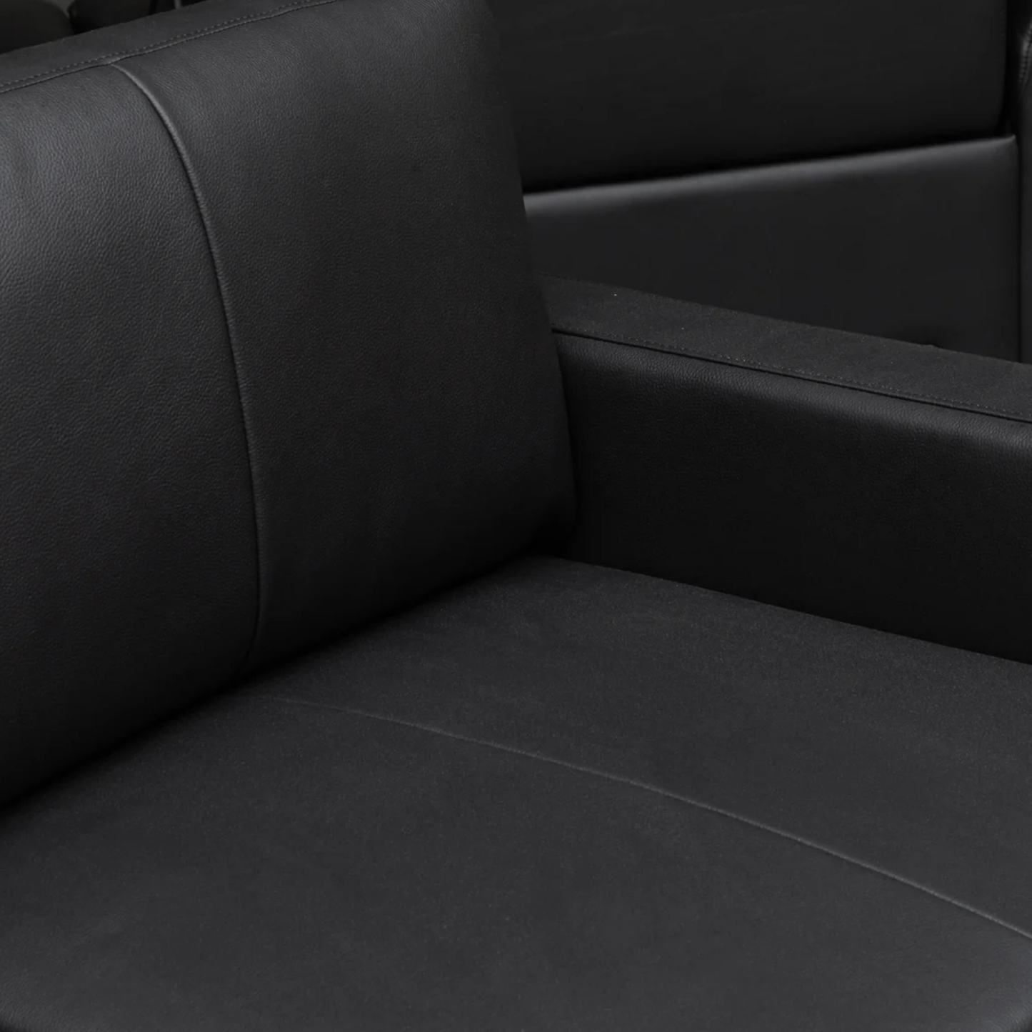 Klaussner Nova Queen Leather Sleeper Sofa with Foam Mattress