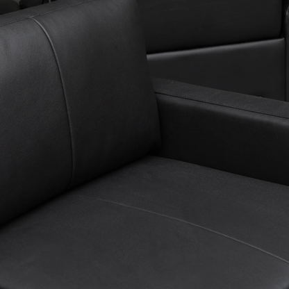 Klaussner Nova Queen Leather Sleeper Sofa with Foam Mattress