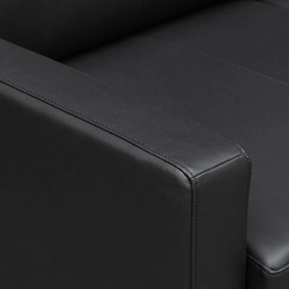 Klaussner Nova Queen Leather Sleeper Sofa with Foam Mattress