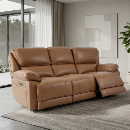 Klaussner Novera Dual Motor Power Reclining Sofa - Comfort Design