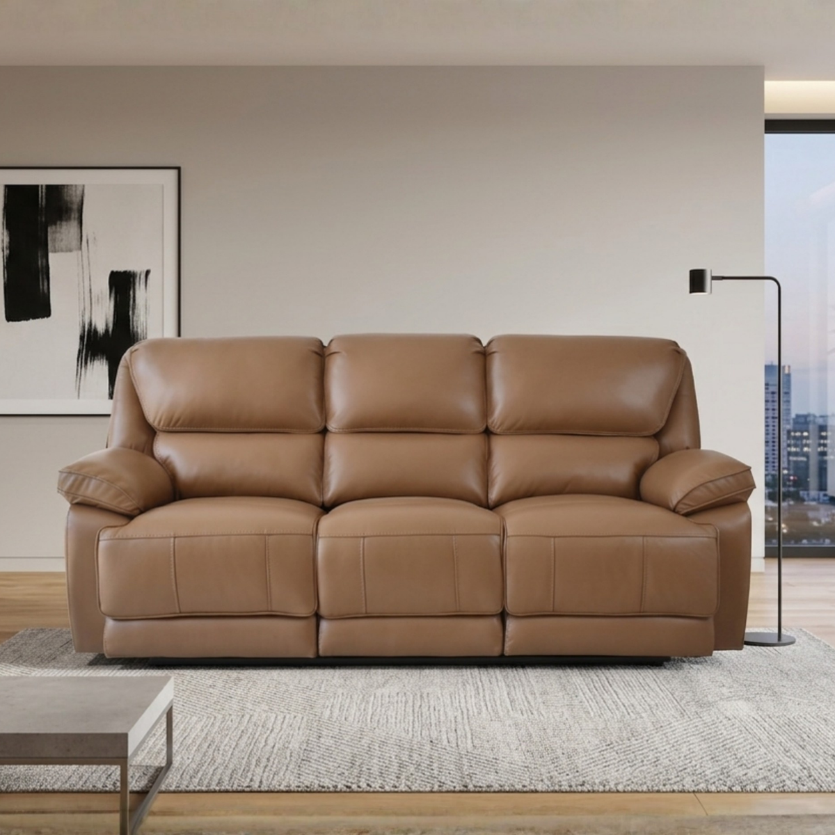 Klaussner Novera Dual Motor Power Reclining Sofa - Comfort Design