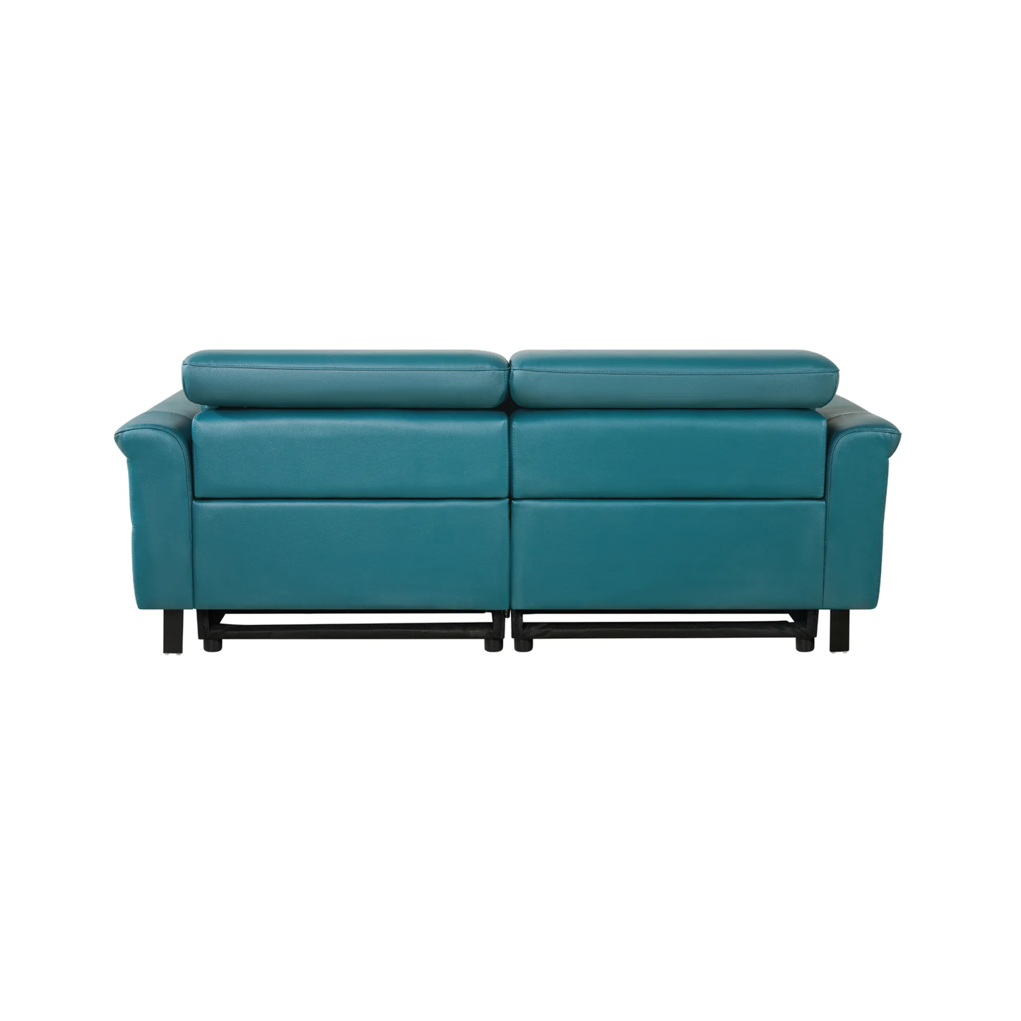 Klaussner Oliviana Green Leather Power Motion Recliner Sofa Set