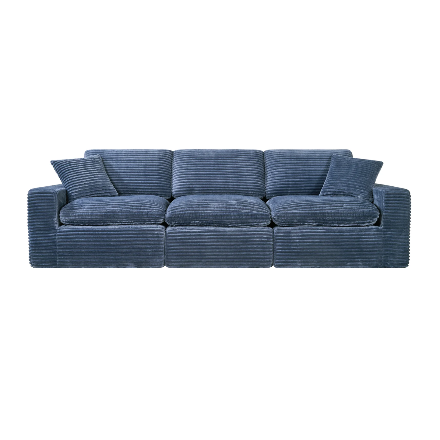 Klaussner Pacira Fabric 3-Seater Sofa with Ottoman