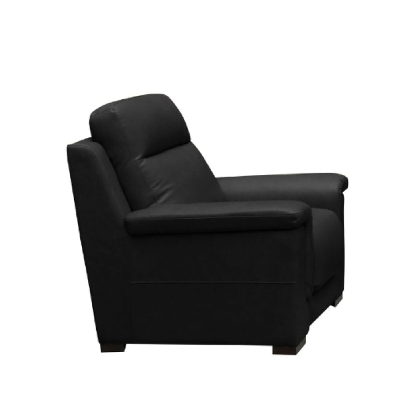 Close-up detail of the luxurious Italian leather texture and craftsmanship for comfort design furniture