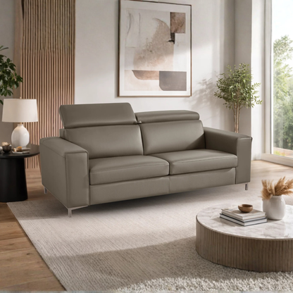 Klaussner Paris Queen Sleeper Sofa In Leather