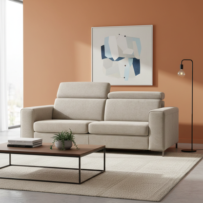 Klaussner Paris Queen Sleeper Sofa In Leather