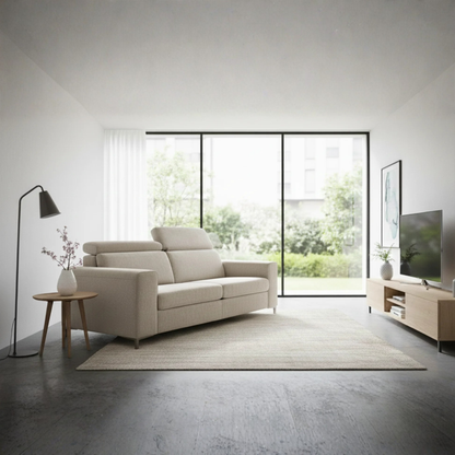 Klaussner Paris Queen Sleeper Sofa In Leather