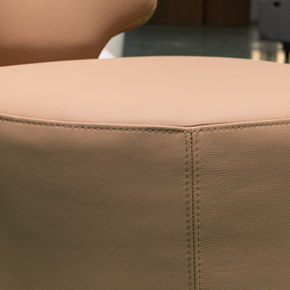 Klaussner Pavia Swivel Leather Chair with 360-Degree Swivel Base