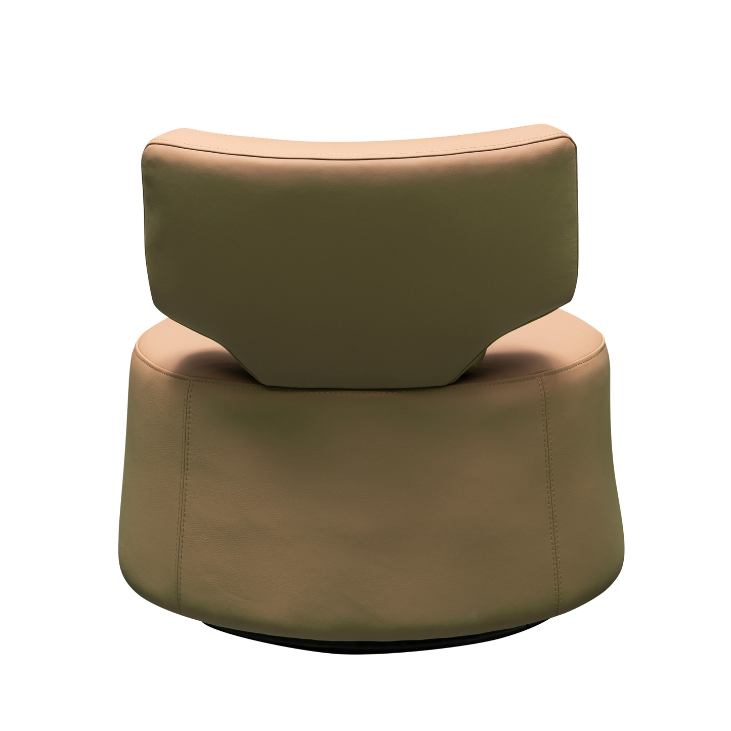Klaussner Pavia Swivel Leather Chair with 360-Degree Swivel Base