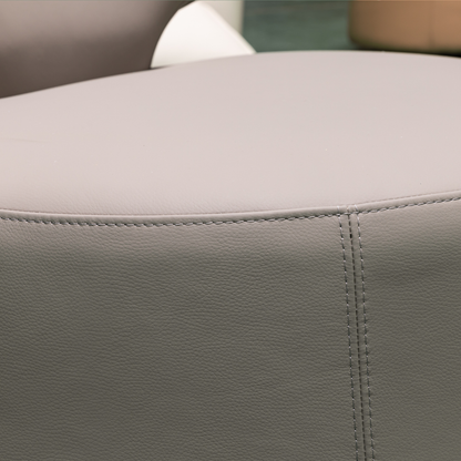 Klaussner Pavia Swivel Leather Chair with 360-Degree Swivel Base
