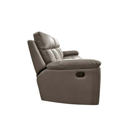 Klaussner Radioso Manual Reclining Leather Living Room Set