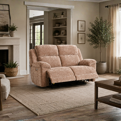 Klaussner Ravenwood Upholstered Power Reclining Loveseat-Comfort Design Furniture