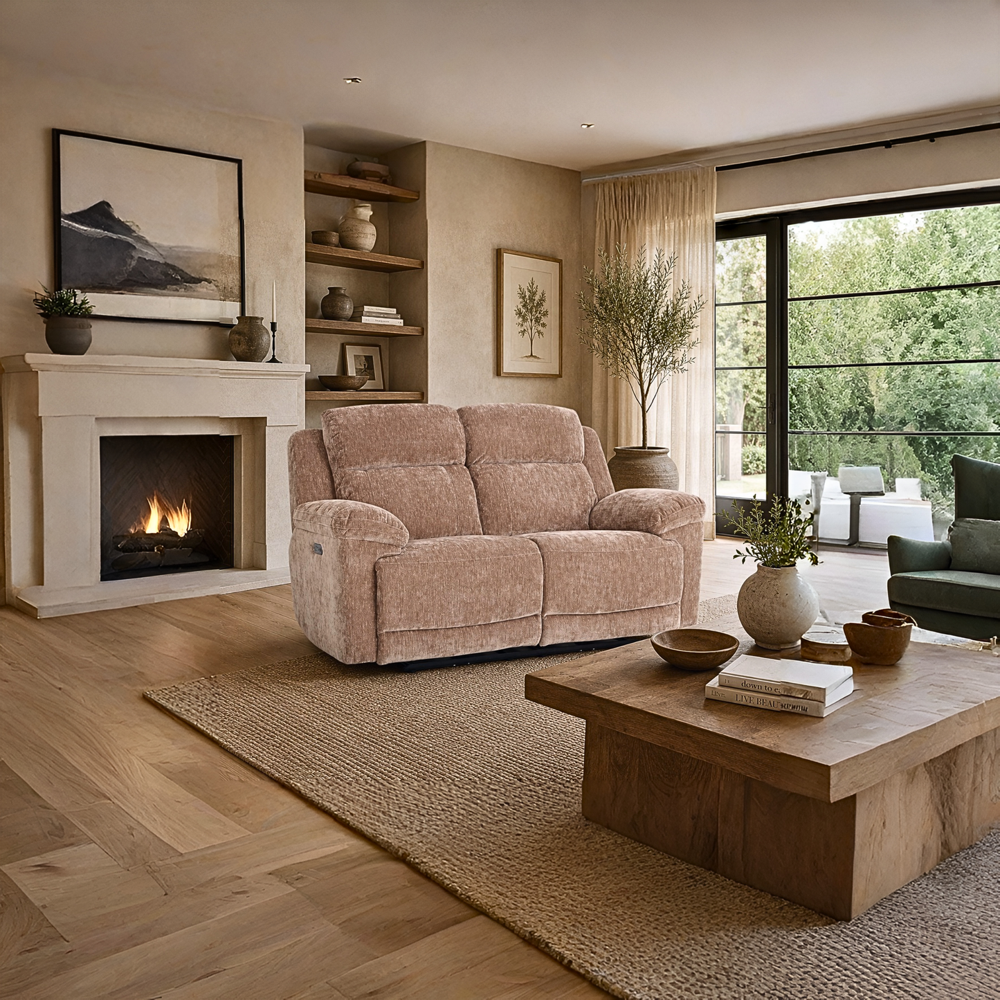 Klaussner Ravenwood Upholstered Power Reclining Loveseat-Comfort Design Furniture