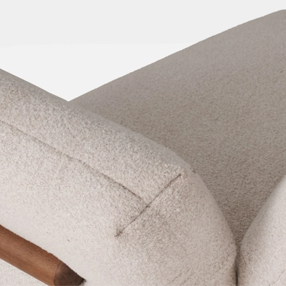 Klaussner Rivello White Fabric 3-Seater Sofa