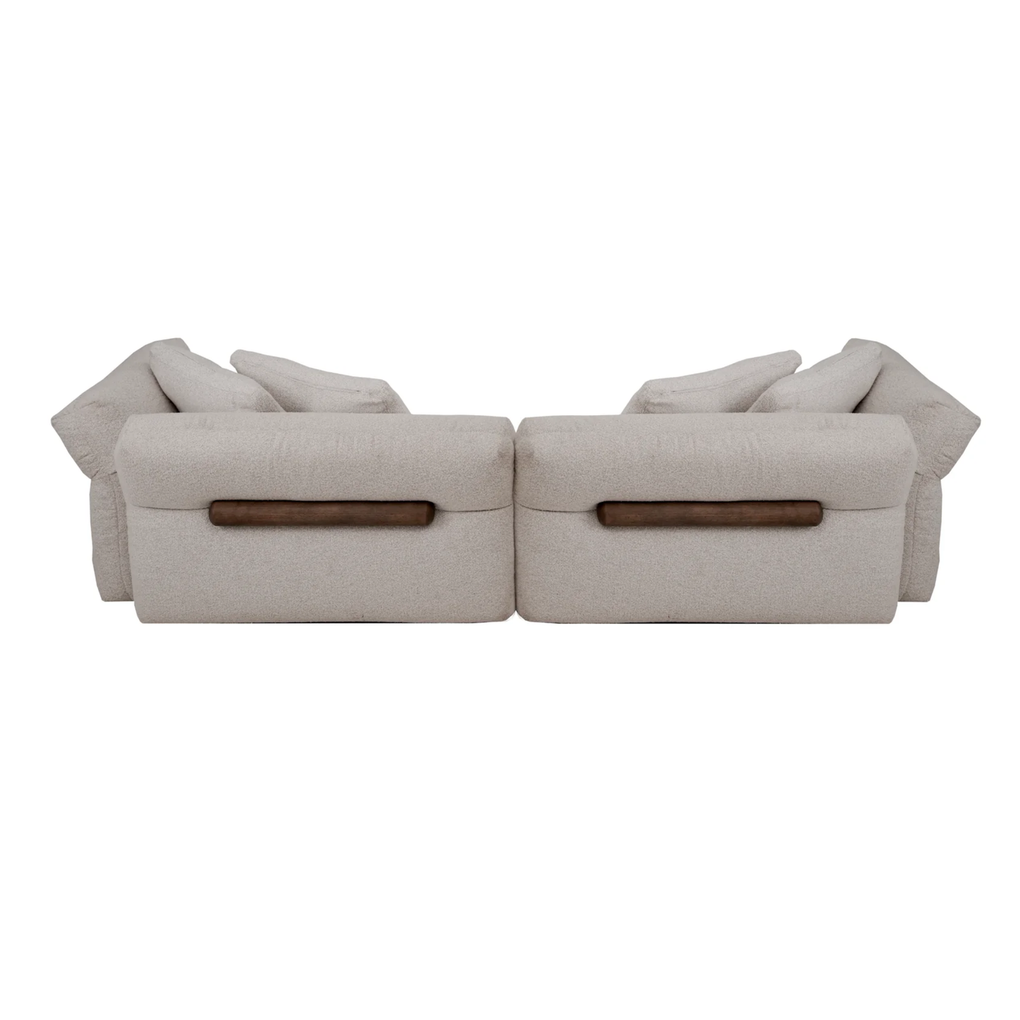 Klaussner Rivello White Fabric 3-Seater Sofa