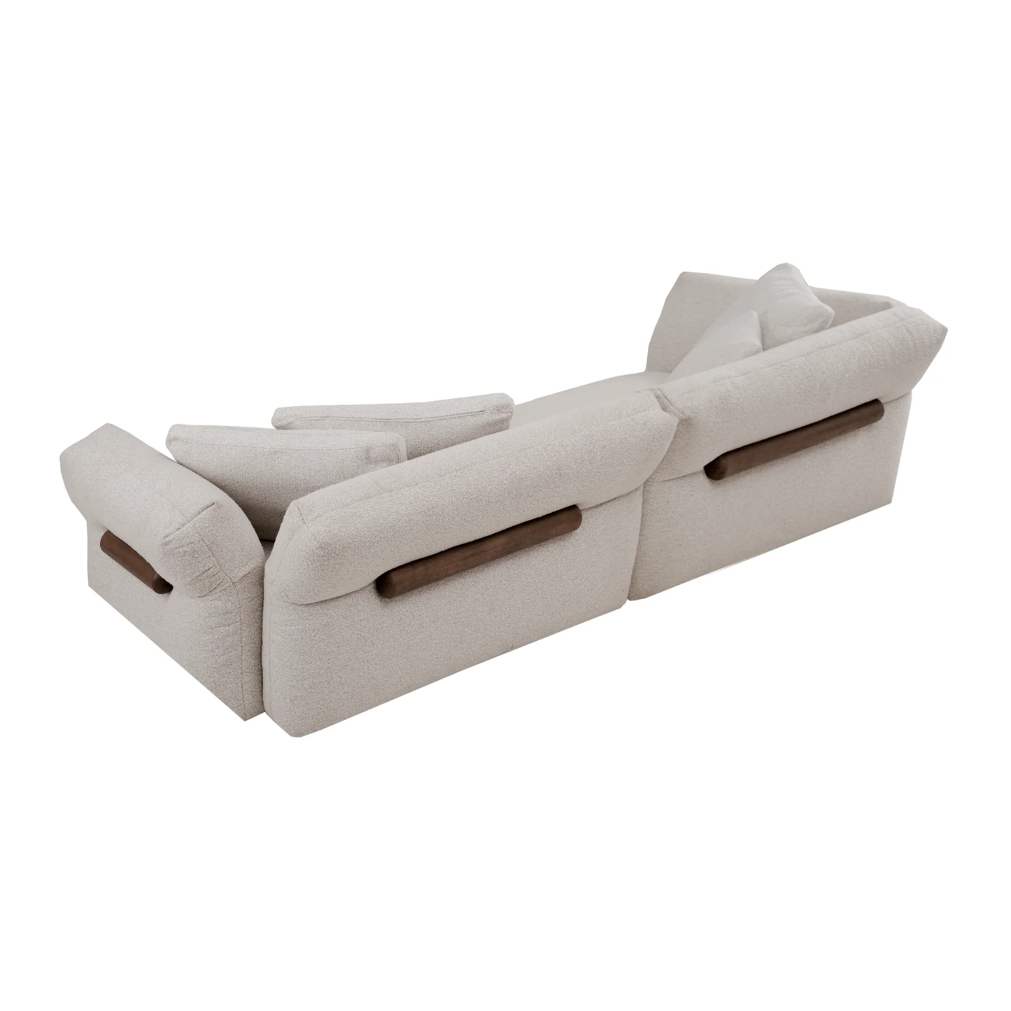Klaussner Rivello White Fabric 3-Seater Sofa