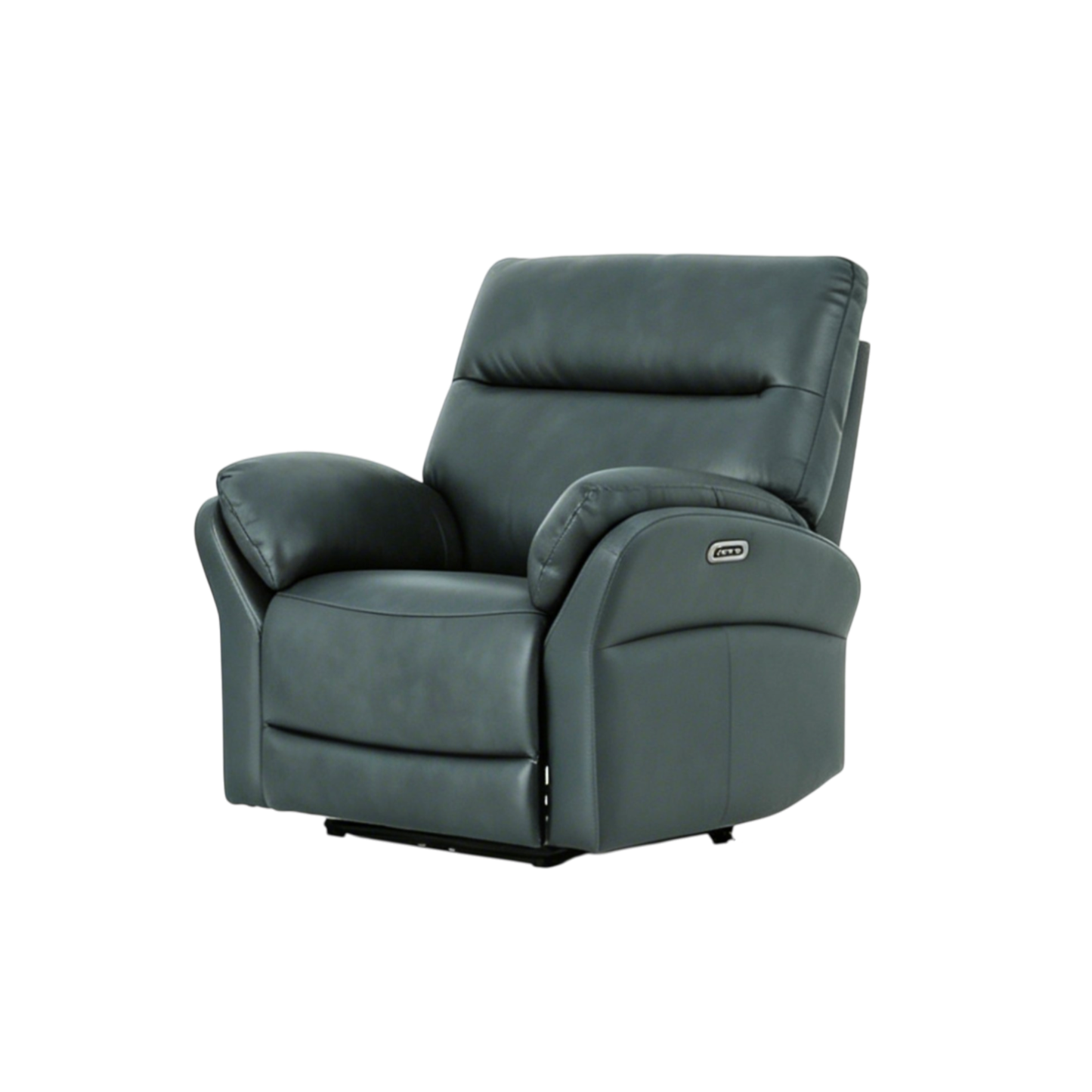 Klaussner Riverton Leather Reclining Chair with USB Port-Comfort Design Furniture