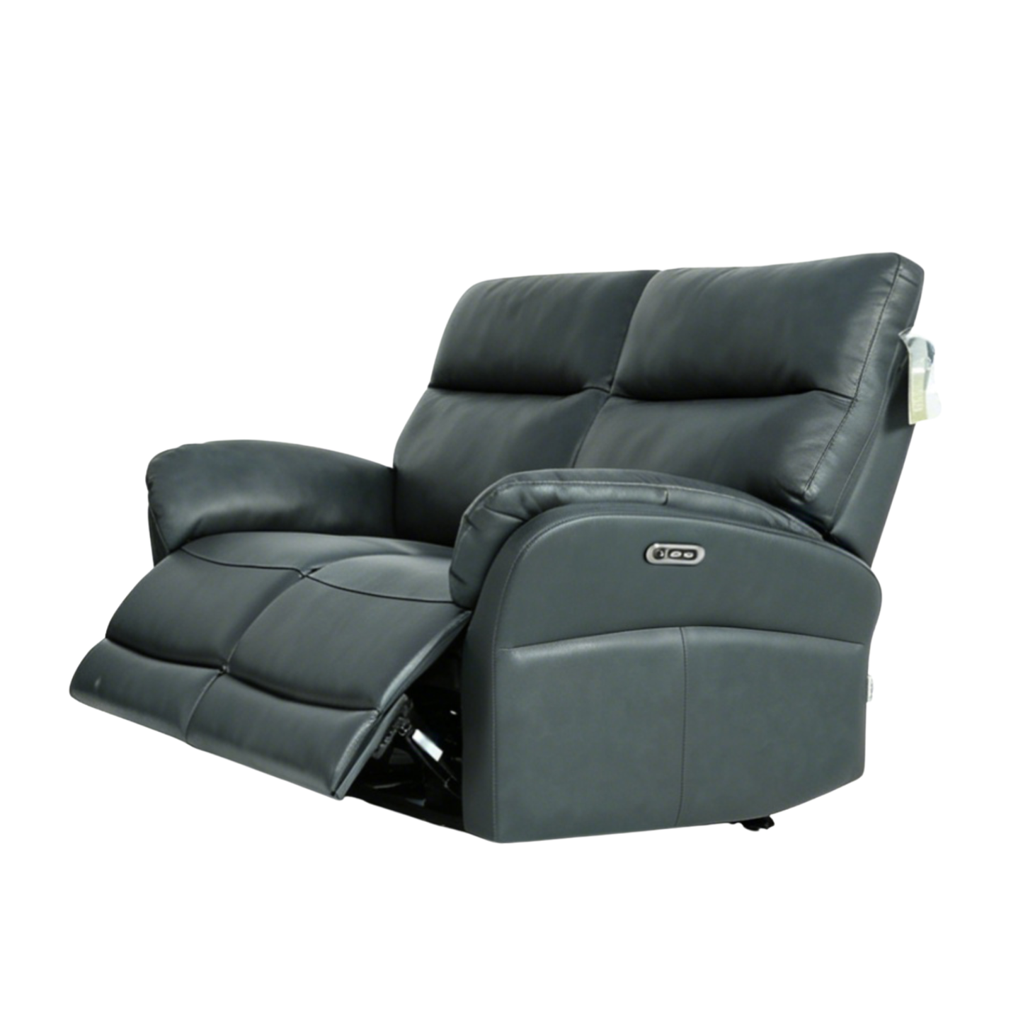 Klaussner Riverton Leather Reclining Loveseat with USB Port-Comfort Design Furniture