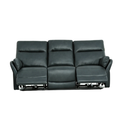 Klaussner Riverton Leather Reclining Sofa with USB Port