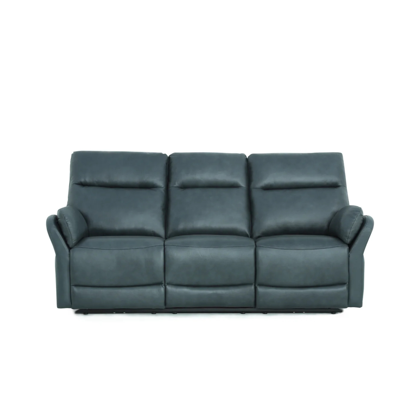 Klaussner Riverton Leather Reclining Sofa with USB Port