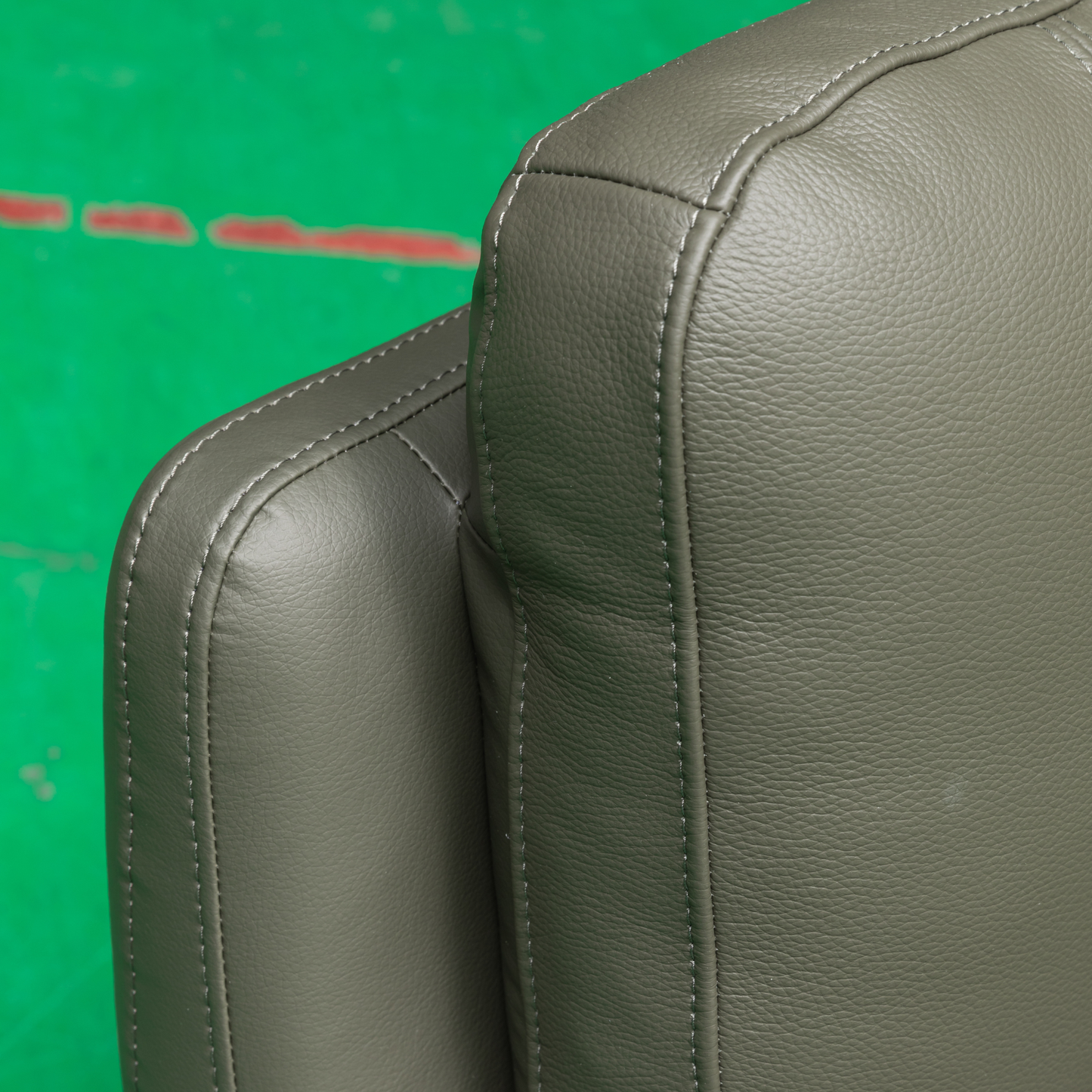 Klaussner Rosen Leather Swivel Glider Manual Recliner Chair