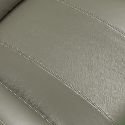 Klaussner Rosen Leather Swivel Glider Manual Recliner Chair