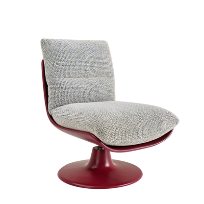 Klaussner Seduta Lounge Chair In Light Gray