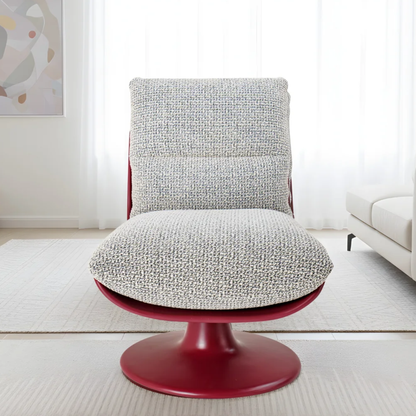 Klaussner Seduta Lounge Chair In Light Gray