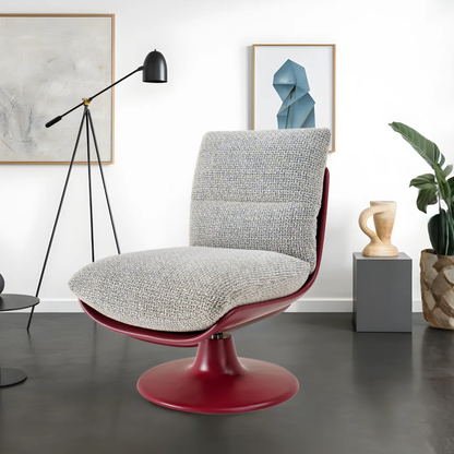 Klaussner Seduta Lounge Chair In Light Gray