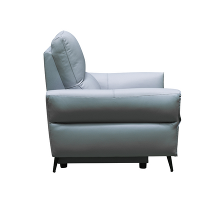 Klaussner Serenita Blue Leather Power Reclining Chair