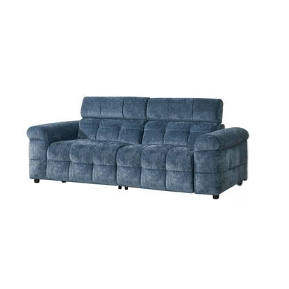 Klaussner Sovix 3-Piece Blue Fabric Power Reclining Living Room Set