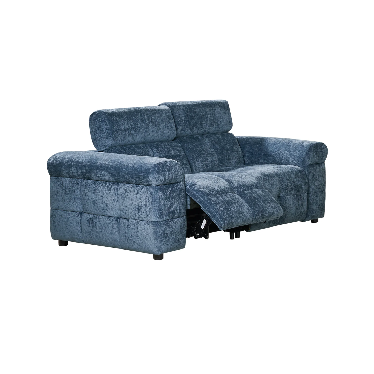 Klaussner Sovix 3-Piece Blue Fabric Power Reclining Living Room Set