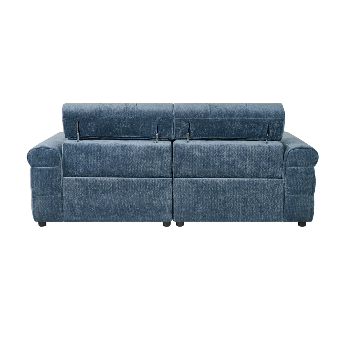 Klaussner Sovix 3-Piece Blue Fabric Power Reclining Living Room Set