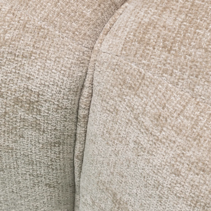 Klaussner Stanza Fabric Curved Power Reclining Sectional Sofa