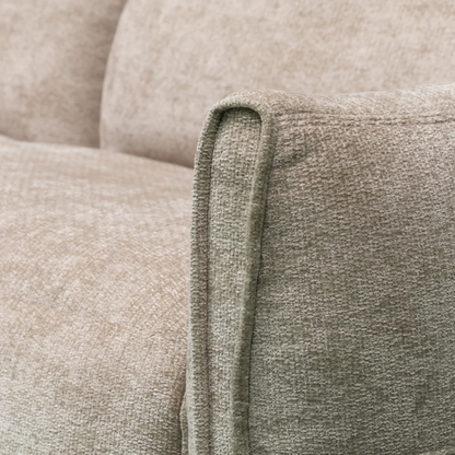Klaussner Stanza Fabric Curved Power Reclining Sectional Sofa