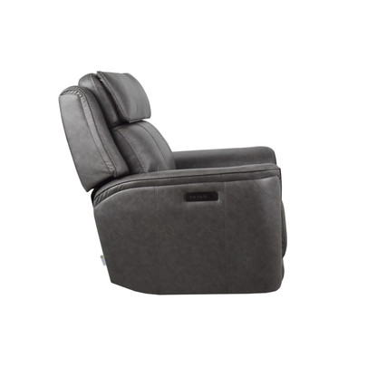 Klaussner Velisse Power Recliner Loveseat with Integrated Audio System