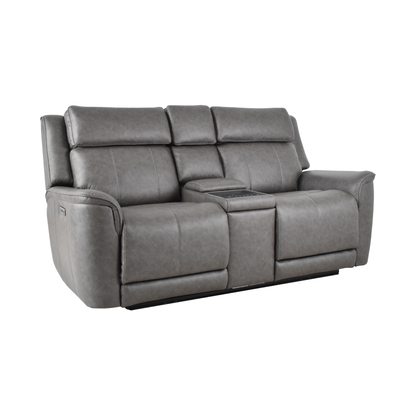 Klaussner Velisse Power Recliner Loveseat with Integrated Audio System