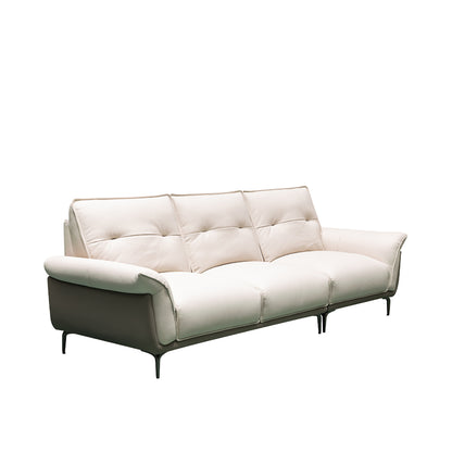 Klaussner Vento 3 Seater Leather Sofa With Recliner Chair