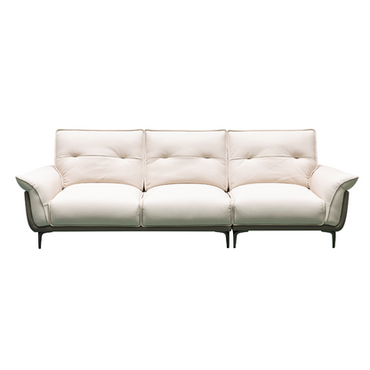 Klaussner Vento 3 Seater Leather Sofa With Recliner Chair