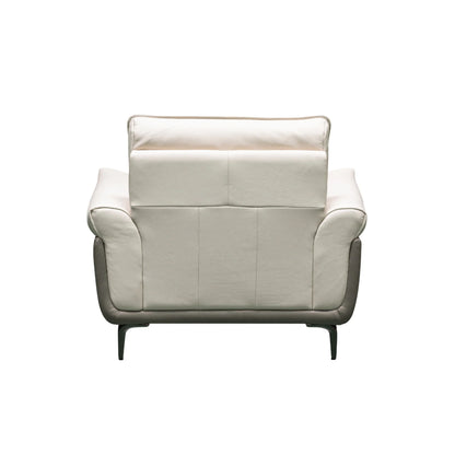 Klaussner Vento 3 Seater Leather Sofa With Recliner Chair