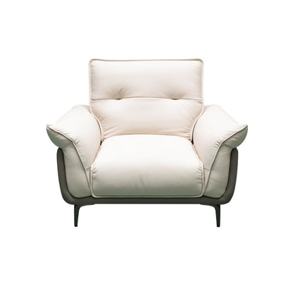 Klaussner Vento 3 Seater Leather Sofa With Recliner Chair